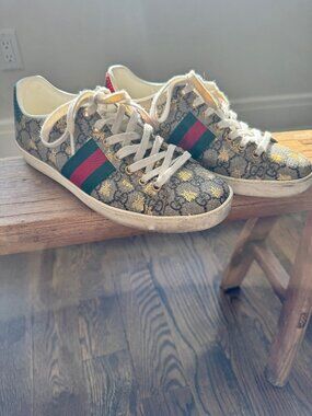 Gucci Ace GG Supreme Bee Sneakers — Iconic Statement Shoe